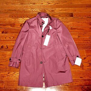 (NEW) Spring Light Overcoat (Burgundy)-Calvin Klein